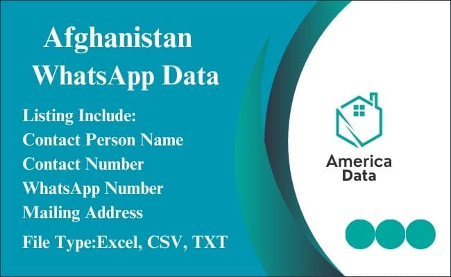 阿富汗 Whatsapp 数据