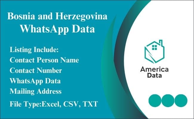 波斯尼亚和黑塞哥维那 Whatsapp 数据