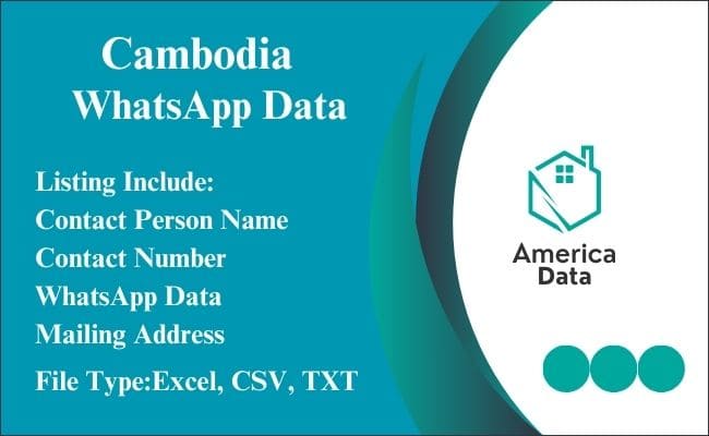 柬埔寨 Whatsapp 数据